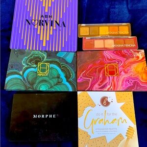 Morphe, HipDot, Graham, Natasha D eyeshadows